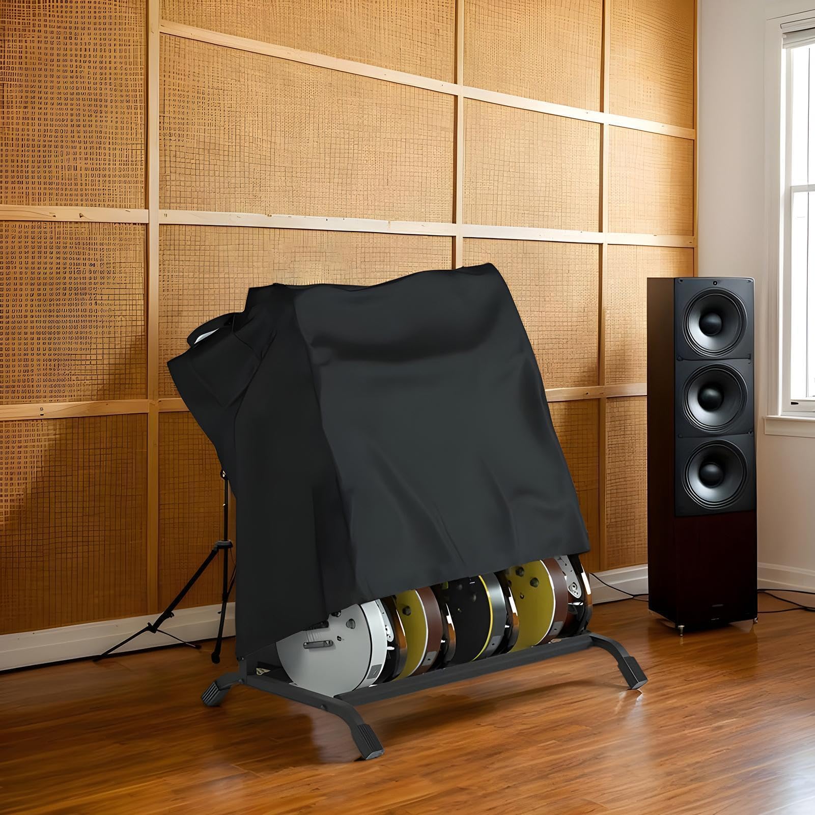 Housse Support Guitare Multiple - Protection ÉTanche Et Anti-Poussière, Capot De Support Au Sol Pour Guitares, Sac De Rangement Robuste | Accessoire Pratique Pour Guitares ÉLectriques, Acoustiques