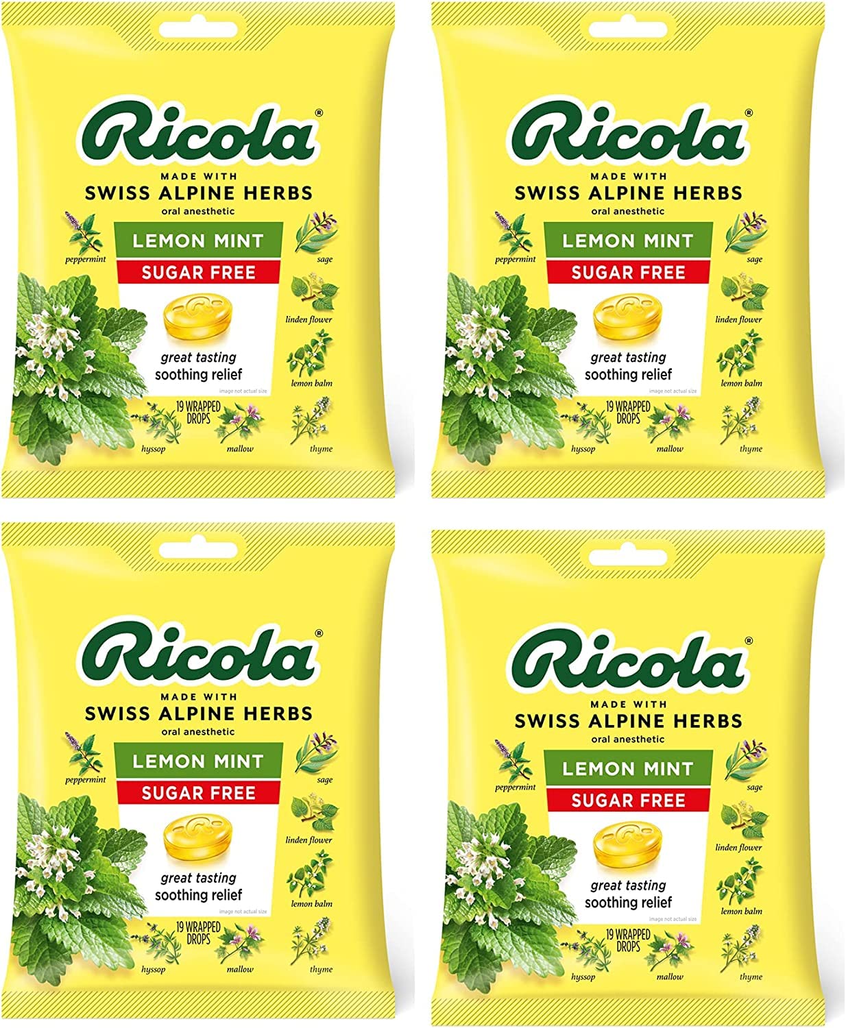 Ricola Sugar Free Lemon Mint