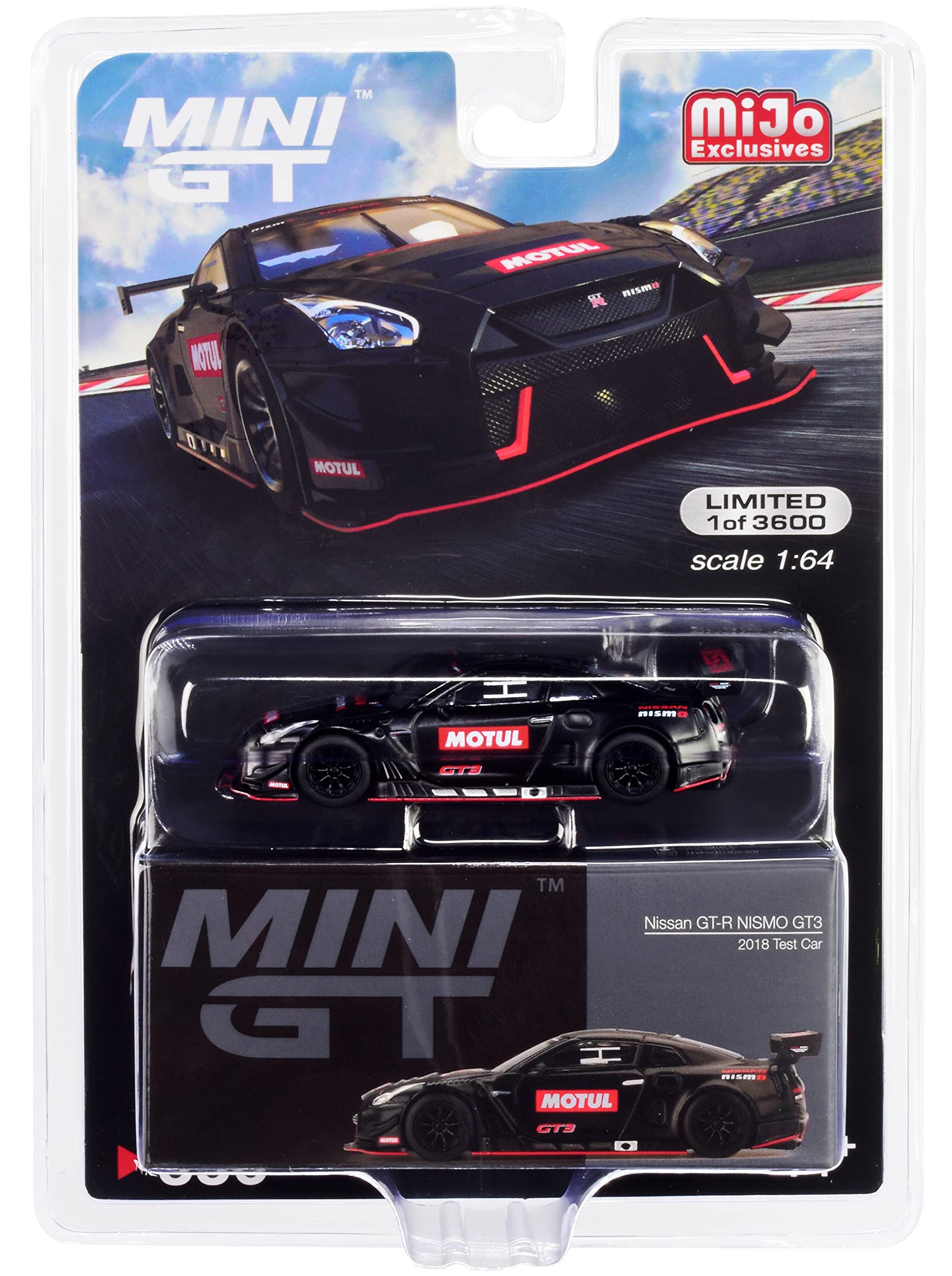Truescale Miniatures 2018 GT-R GT3 Matt Black with Graphics Test