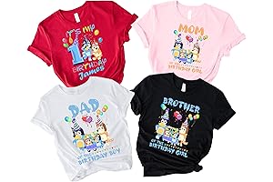 Personalized Matching Birthday T-Shirt for Friends and Family