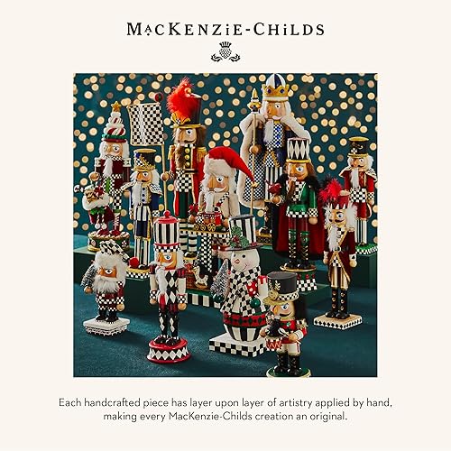 Miniatura 12 de MACKENZIE-CHILDS Figura decorativa de cascanueces, cascanueces de madera decoración del hogar de Navidad, Highland