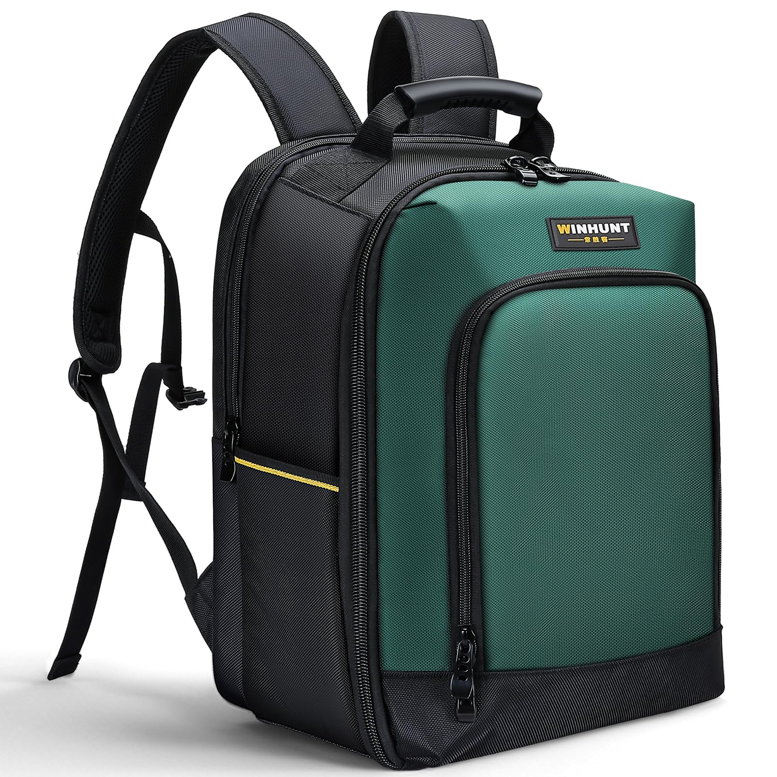 WINHUNT Werkzeugrucksack 43x31x20cm, 1680D Oxford Wasserdicht，Grün