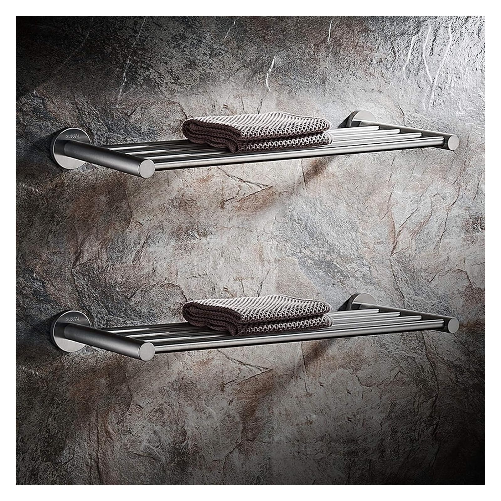Handtuchhalter, Große Handtuchstangen, Wandhalterung for Badezimmer oder Küche(60cm)