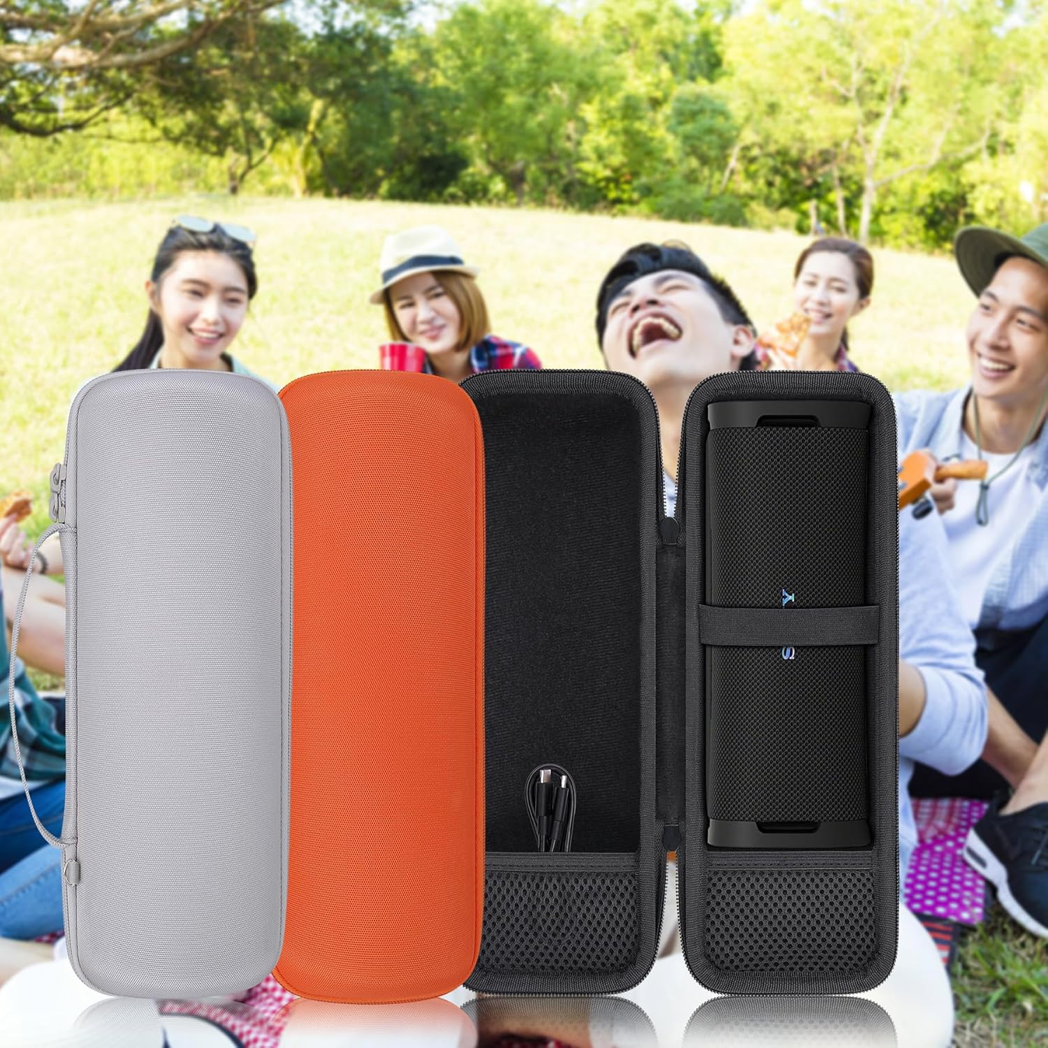 co2CREA Hard Case Replacement for Sony ULT Field 1 Wireless Ultra Portable Bluetooth Compact Speaker (Black Case) - Image 9