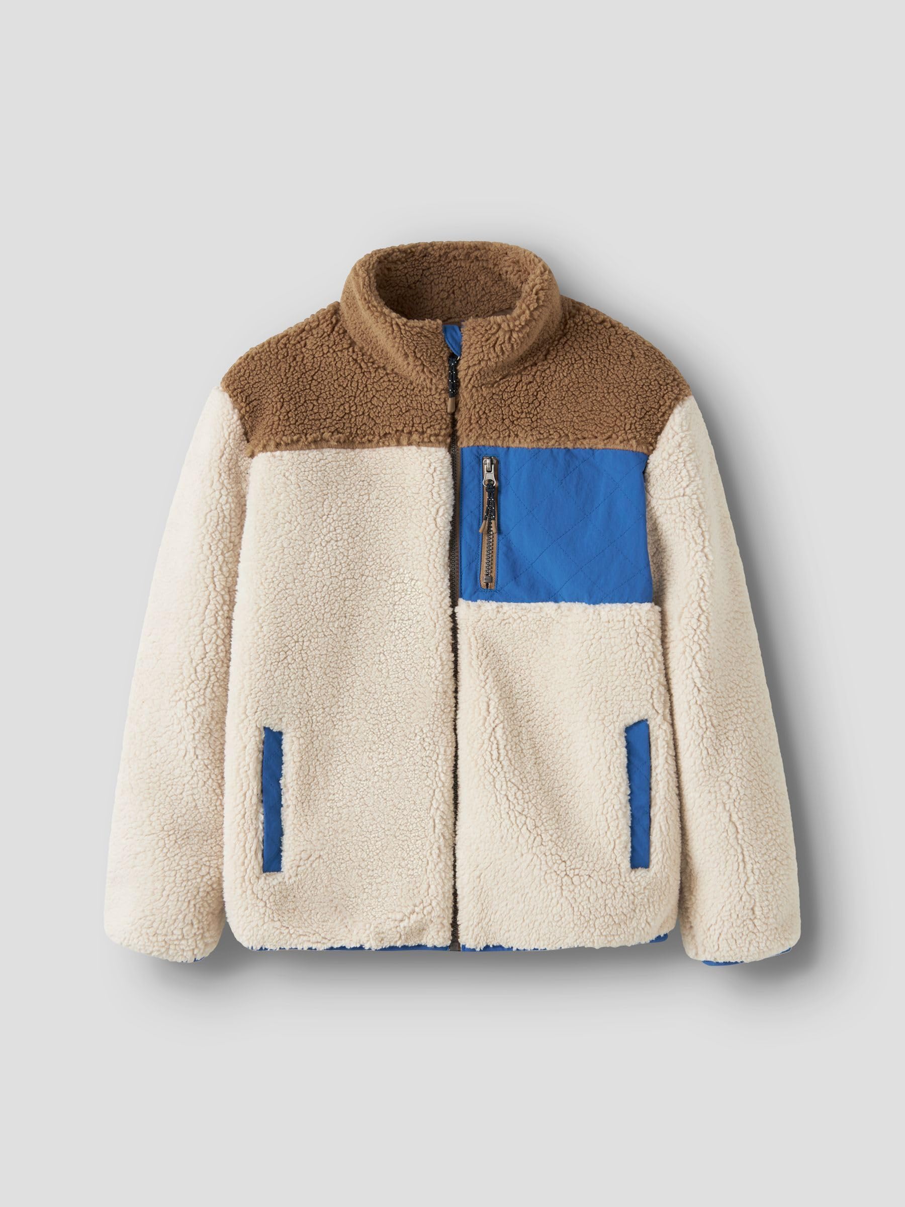 NAME IT Boy Teddyjacke Colorblock-