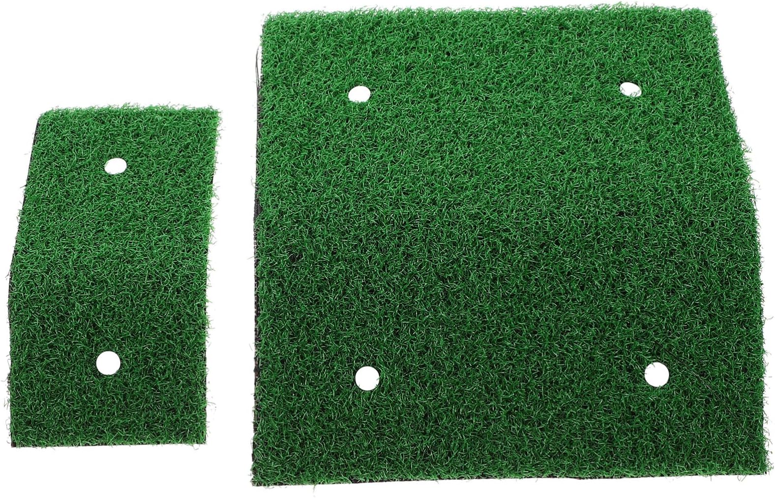 Ipetboom Reptisoil 2Pcs Turtle Basking Platform Simulation Grass Turtle Ramp Fish Tank Aquarium Turtle Dock Floating Décor for Small Reptile Frog Terrapin Green Reptichip