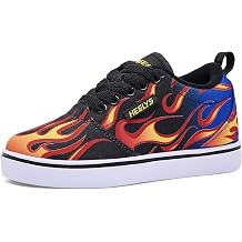 HEELYS Unisex Pro 20 Prints Skate Shoe Little Kid/Big Kid/Adult Black/Blue/Red/Yellow 8 Big Kid Medium