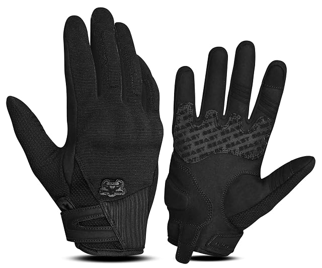 BEAST RAGE Summer Motorcycle Gloves Breathable Touchscreen Riding Gloves for Men Women Lightweight Off-Road Racing Guantes with Finger