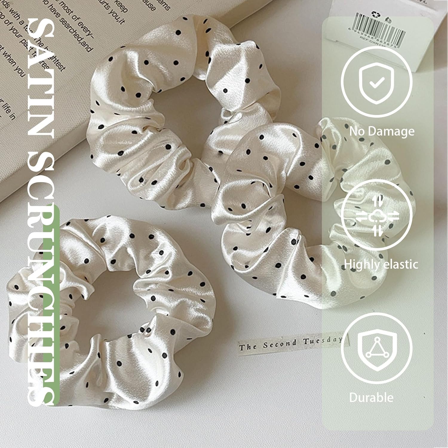 16 Pcs Satin Scrunchies For Women Scrunchies Hair Ties No Damage Satin Hair Tie For Frizz Sleep Soundly Softer Ties And Thin And Thick Hair Styling thumbnail