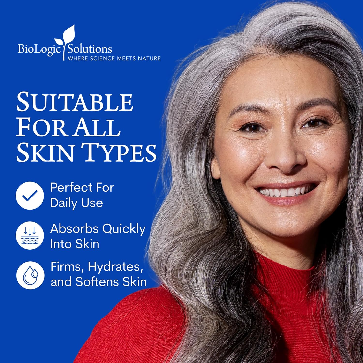 Biologic Sta-Tight Anti Aging Serum – Smoothing Face Serum for Women for Wrinkles and Fine Lines Around Eyes, Mouth & Forehead - Lifting & Firming Formula – 0.5 Fl Oz - Image 6