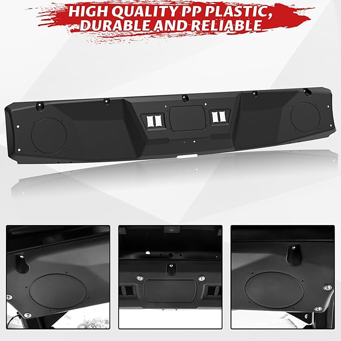 SAUTVS Liner de Techo Delantero con Parlantes 6.5" para Polaris Ranger 1000 miniatura 5