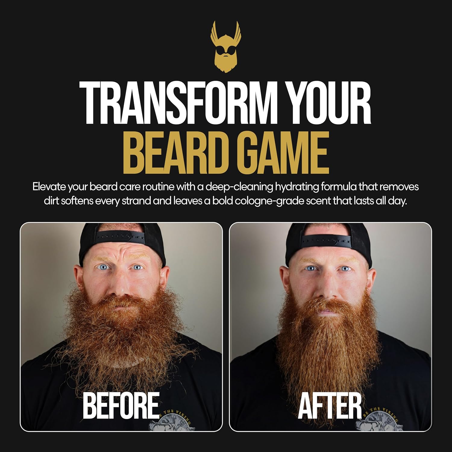 The Beard Struggle Radiance Beard Wash – Silver Collection, Alfheim’s Forests – Deep Clean & Hydrated Care – Beard Cleanser for Men (8 fl oz)