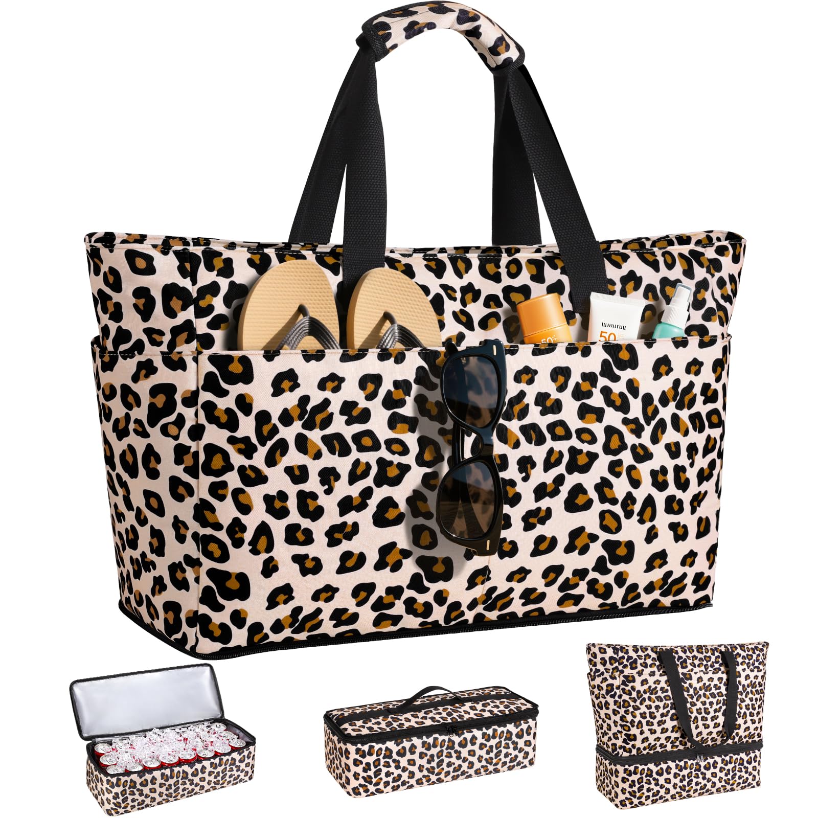 ISEYOU Beach Bag with Cooler