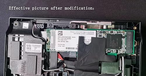 Miniatura 9 de Para Lenovo Legion Go Handheld Conversion 2280 Reemplazar 2242 SSD Expansión Placa de alta capacidad NVME M-Key NGFF M.2 PCIE 4.0 Adaptador de dedo