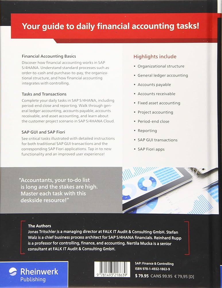 Financial Accounting with SAP S/4HANA: User Guide (First