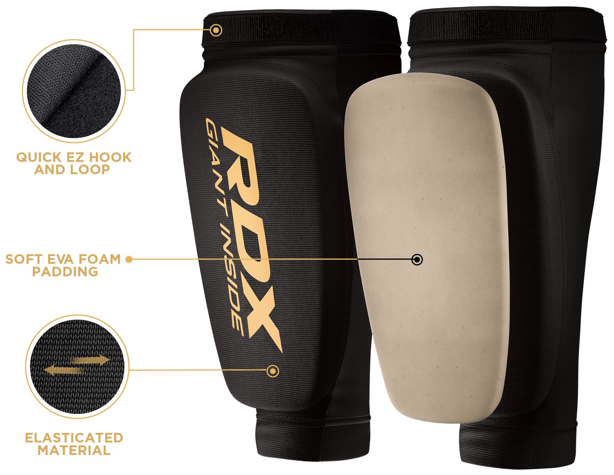 Buy RDX Shin Guards for Muay Thai, Kickboxing, MMA Training, Approved