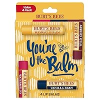 Vista 17 de Burt's Bees Bálsamo labial – Cera de abejas original, menta de pepino, sandía y mandarina dulce, con cera de abeja de origen responsable, sin tinte