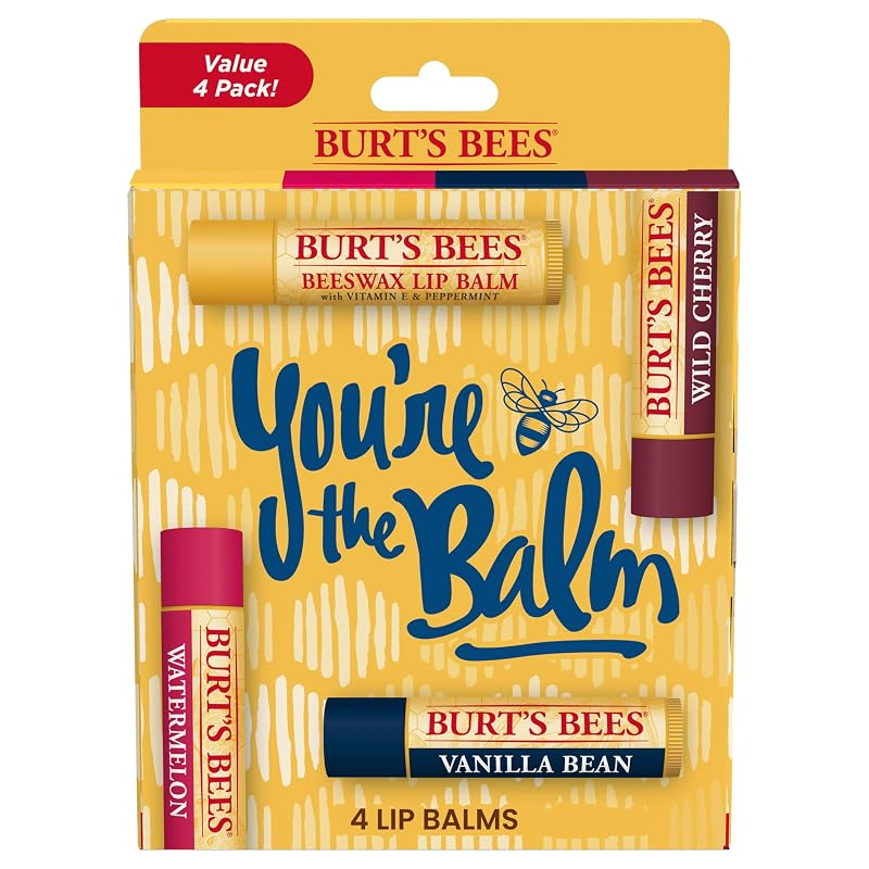Burt's Bees Kit de Bálsamos Labiais You're the Balm com 4 unidades