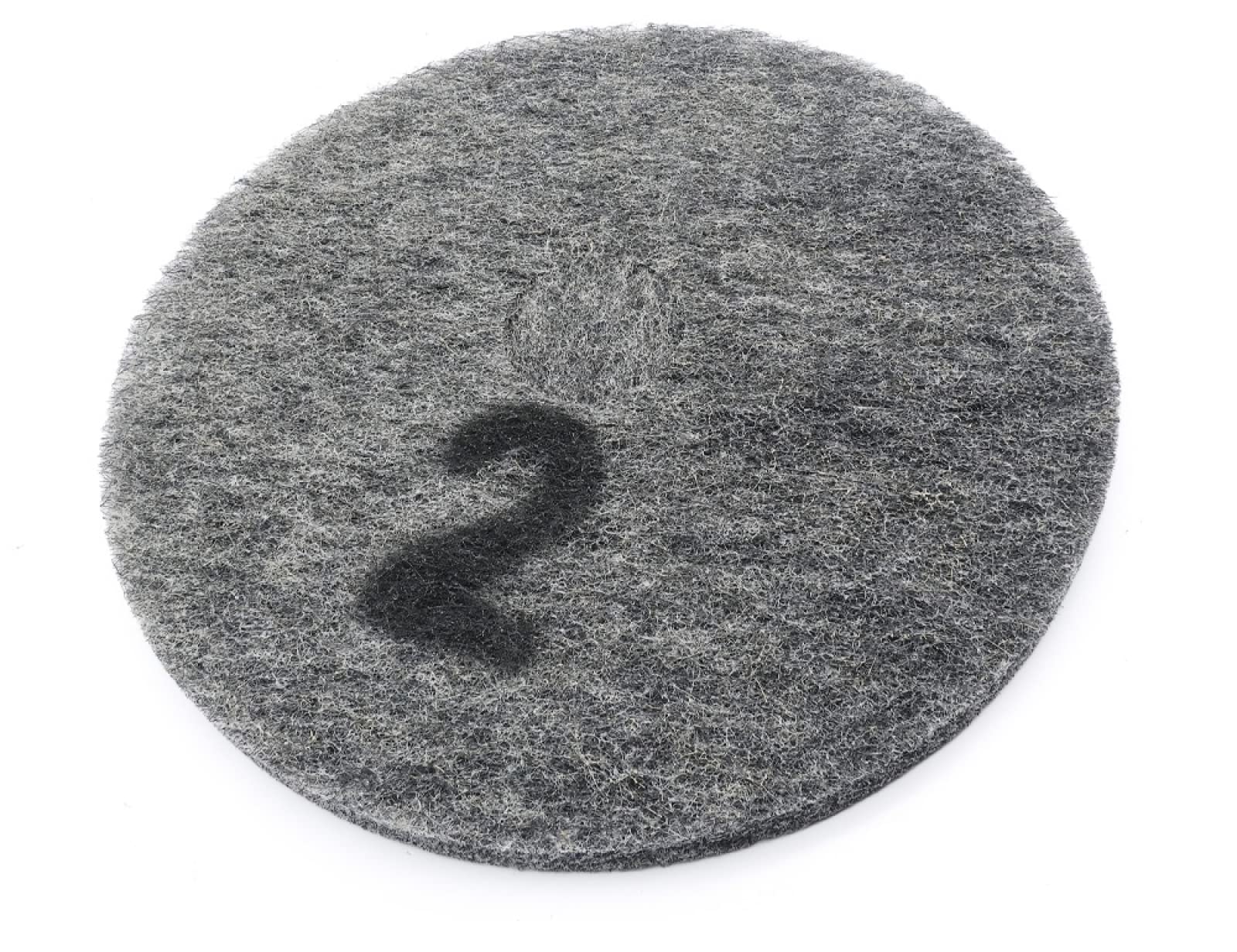 Almohadillas pulidoras de diamante, 1 almohadilla de pulido de fibra de esponja de 17 pulgadas y 430 mm, rueda de pulido de diamante for limpieza de suelos de mármol y piedra(2)