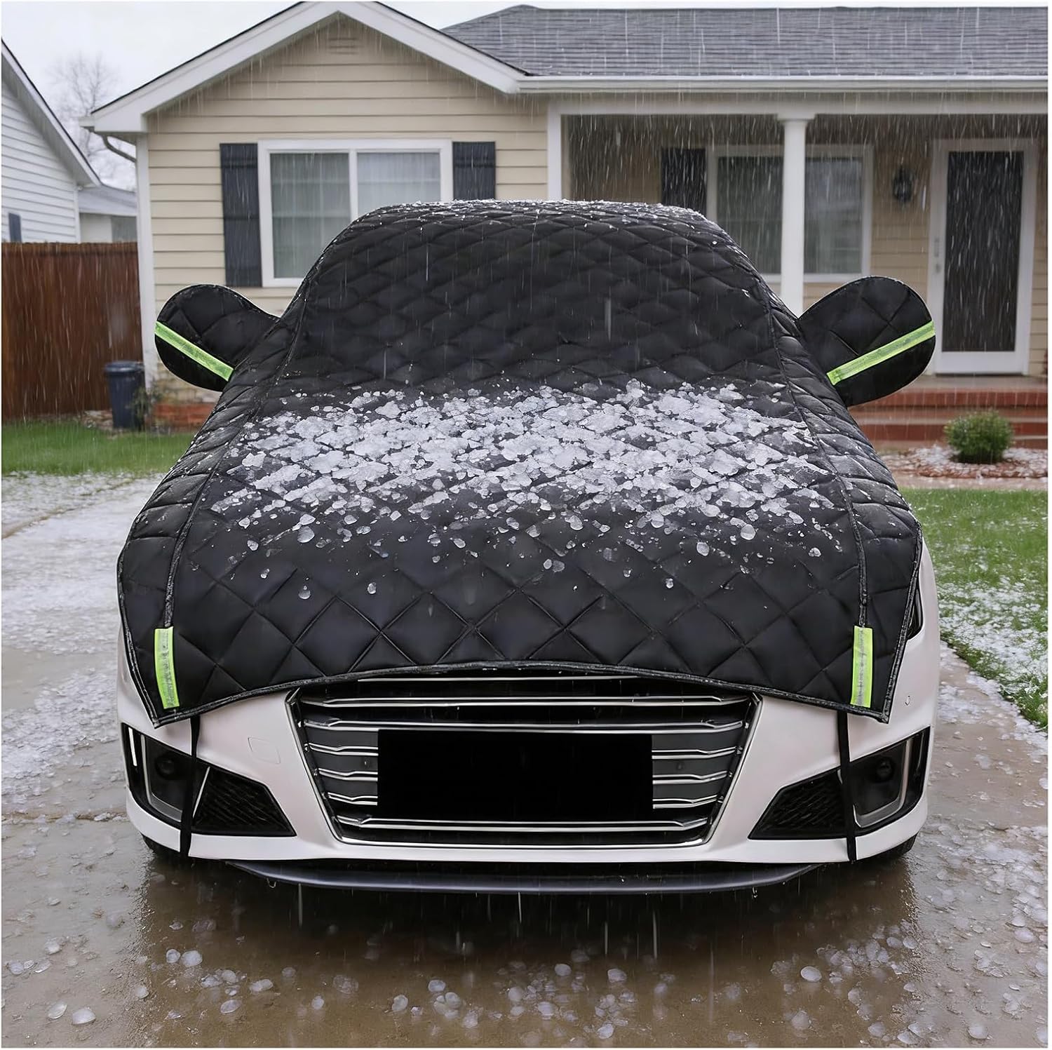 Hail Protector Car Cover Padded Blanket Custom Fit for Toyota Tundra Platinum 2007-2021Anti-Hail Waterproof All-Weather Protection