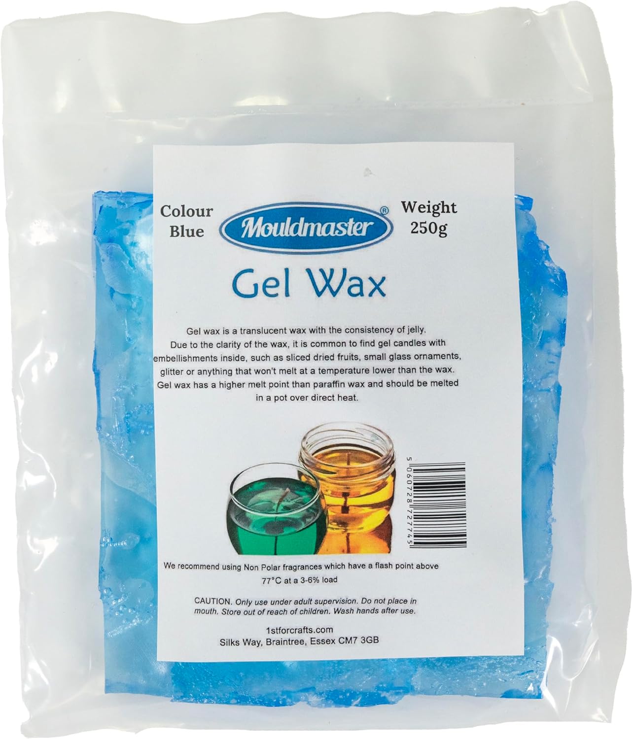 Mould Master Mouldmaster 250 g Candle Making Gel Wax, 250g, Pink