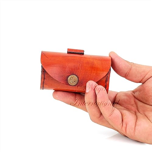 Miniatura 7 de Juego de telescopio de vidrio espía hecho a mano de calidad de latón macizo de 6 pulgadas con bolsa de transporte marrón para completar tu colección