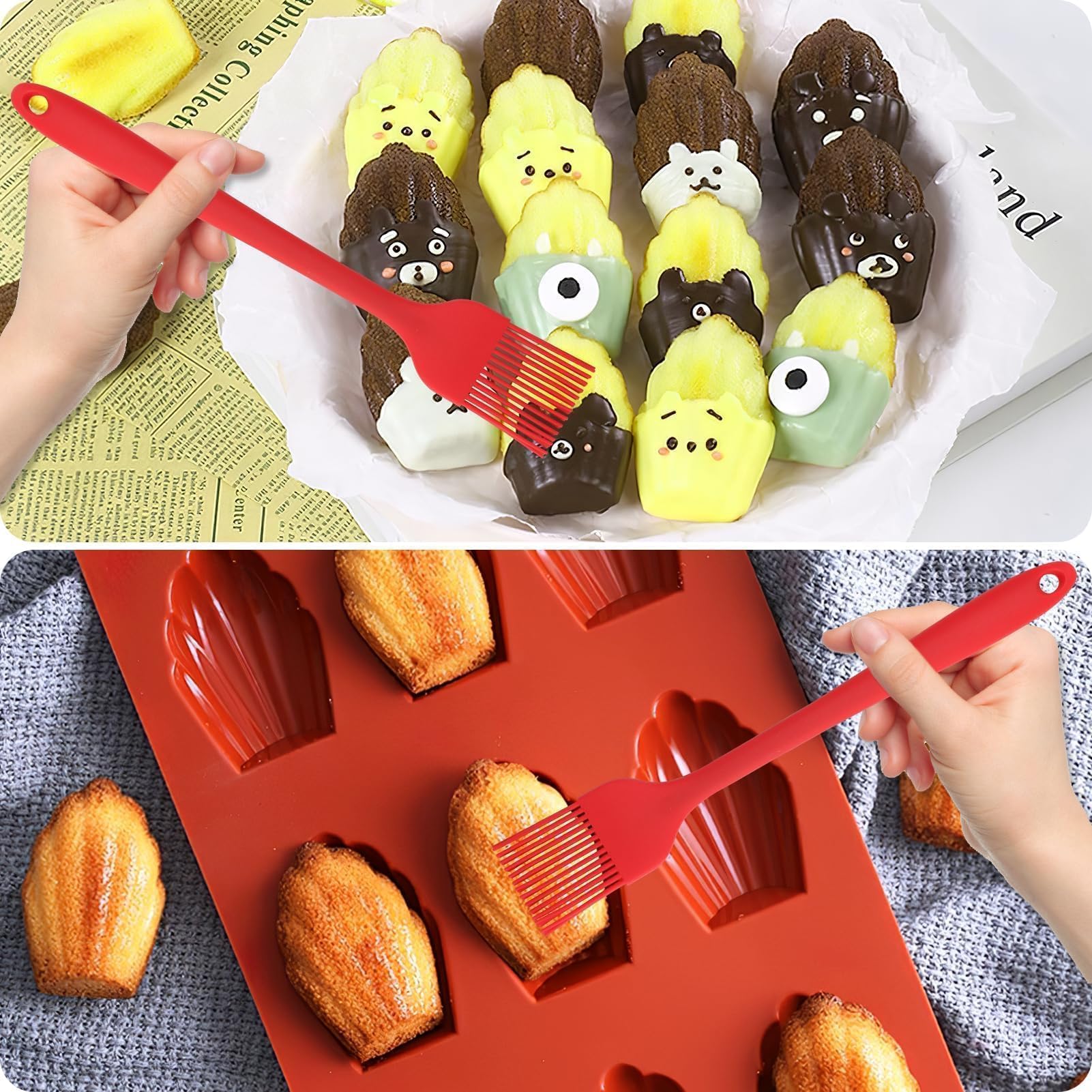 Glutenvrije madeleines met citroen en amandelmeel