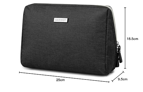 Miniatura 9 de Neceser de maquillaje para viaje, mini bolso de cosméticos para mujeres y niñas, Negro), NW5018