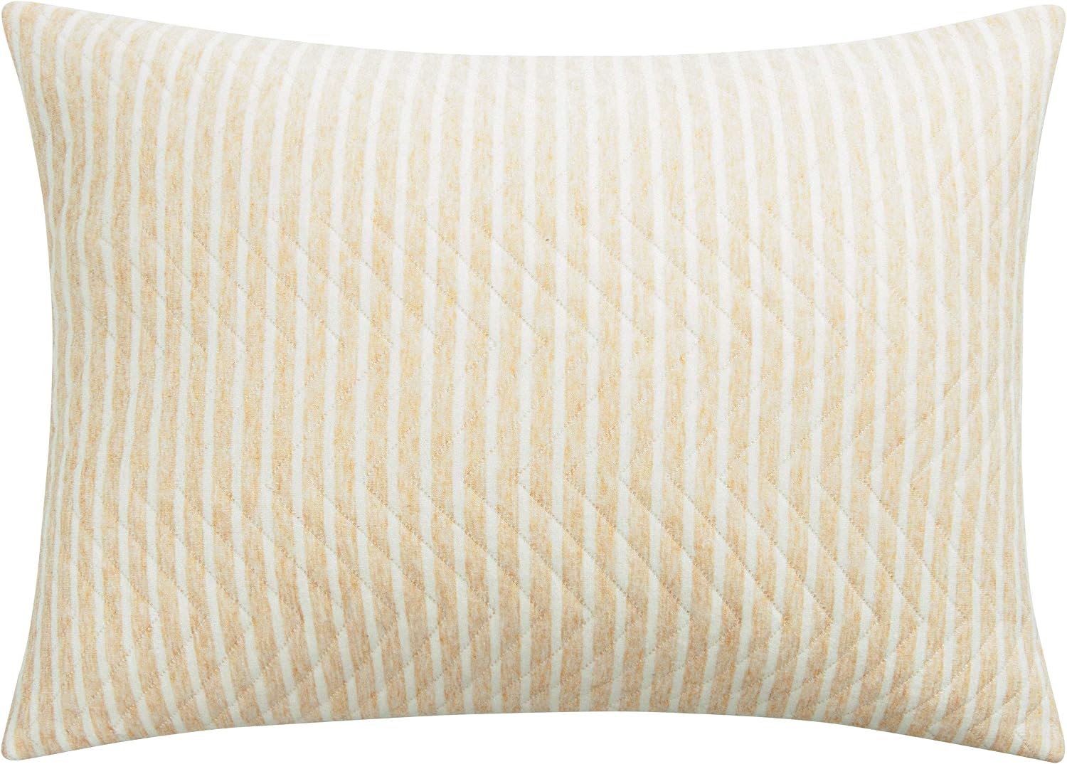 NTBAY Jersey Cotton Quilted Toddler Pillowcase, Super Soft and Breathable Zippered Closure Travel Pillow Cover, 13 x 18 Inches, Yellow