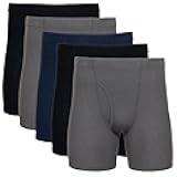 Men's Underwear Covered Waistband Boxer Briefs, Multipack
