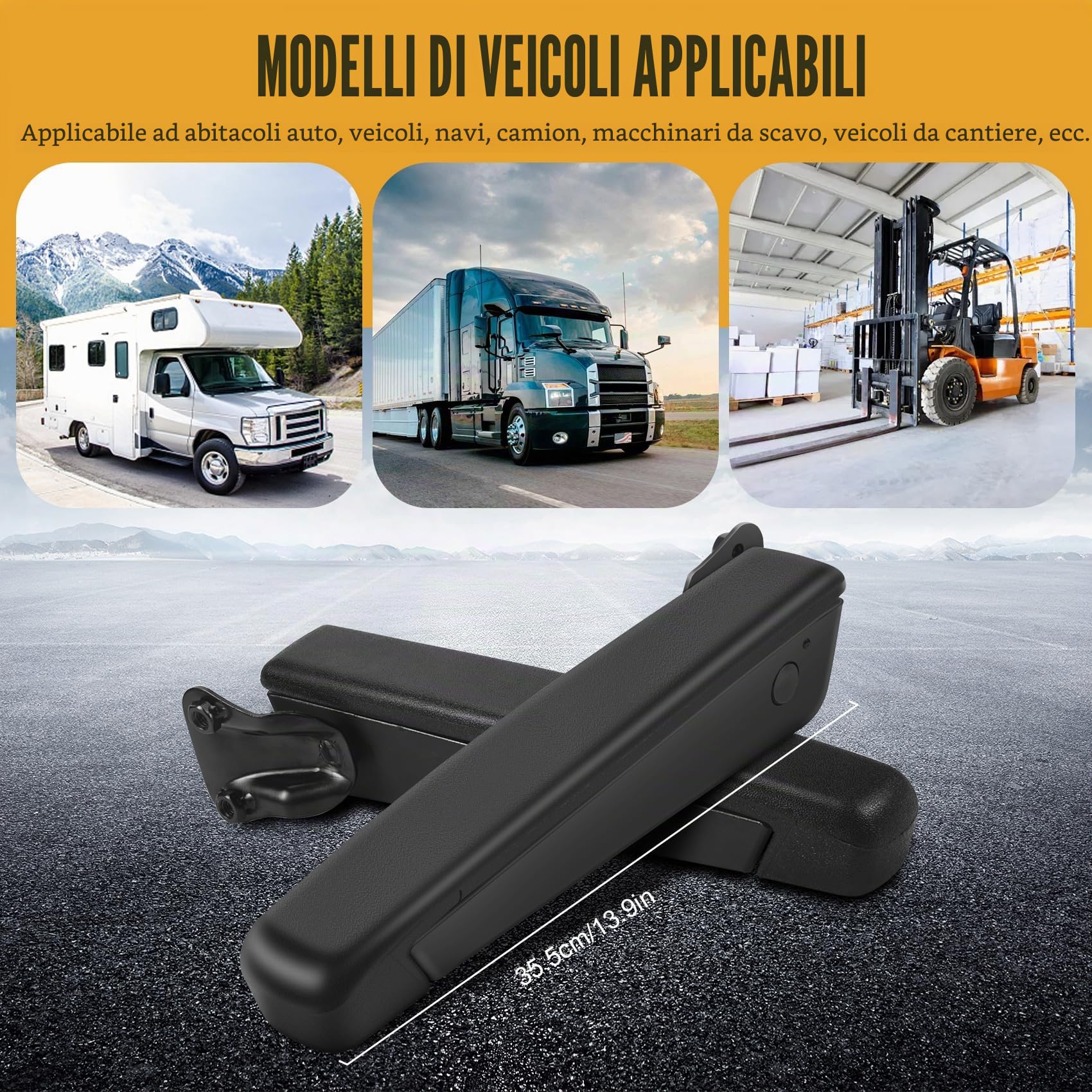 Auto Universale Regolabile Seggiolino Auto Bracciolo Per Rv Auto Parti