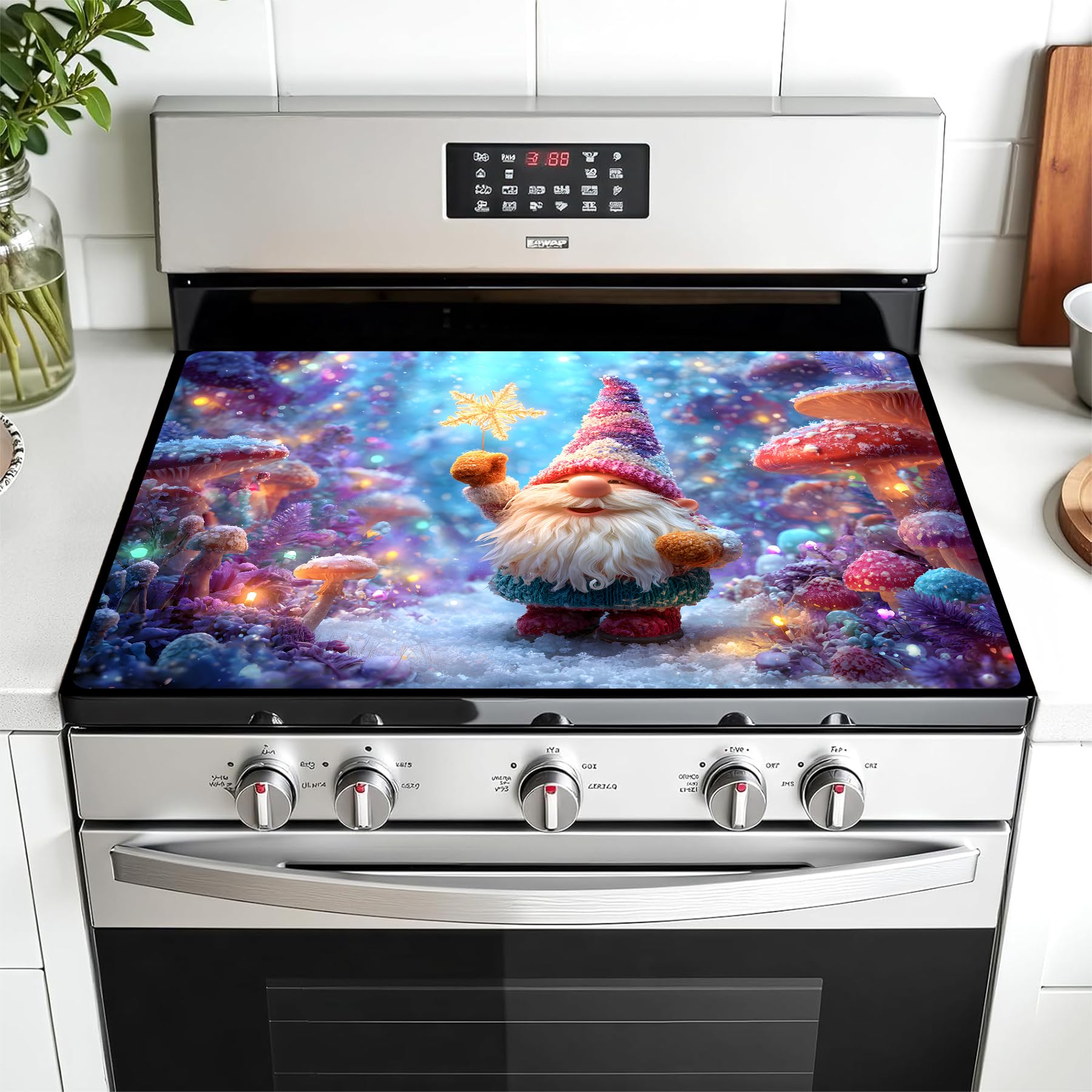 Stove Top Cover for Electric Stove, Glass Cooktop Mat, 28 x 20 Inch