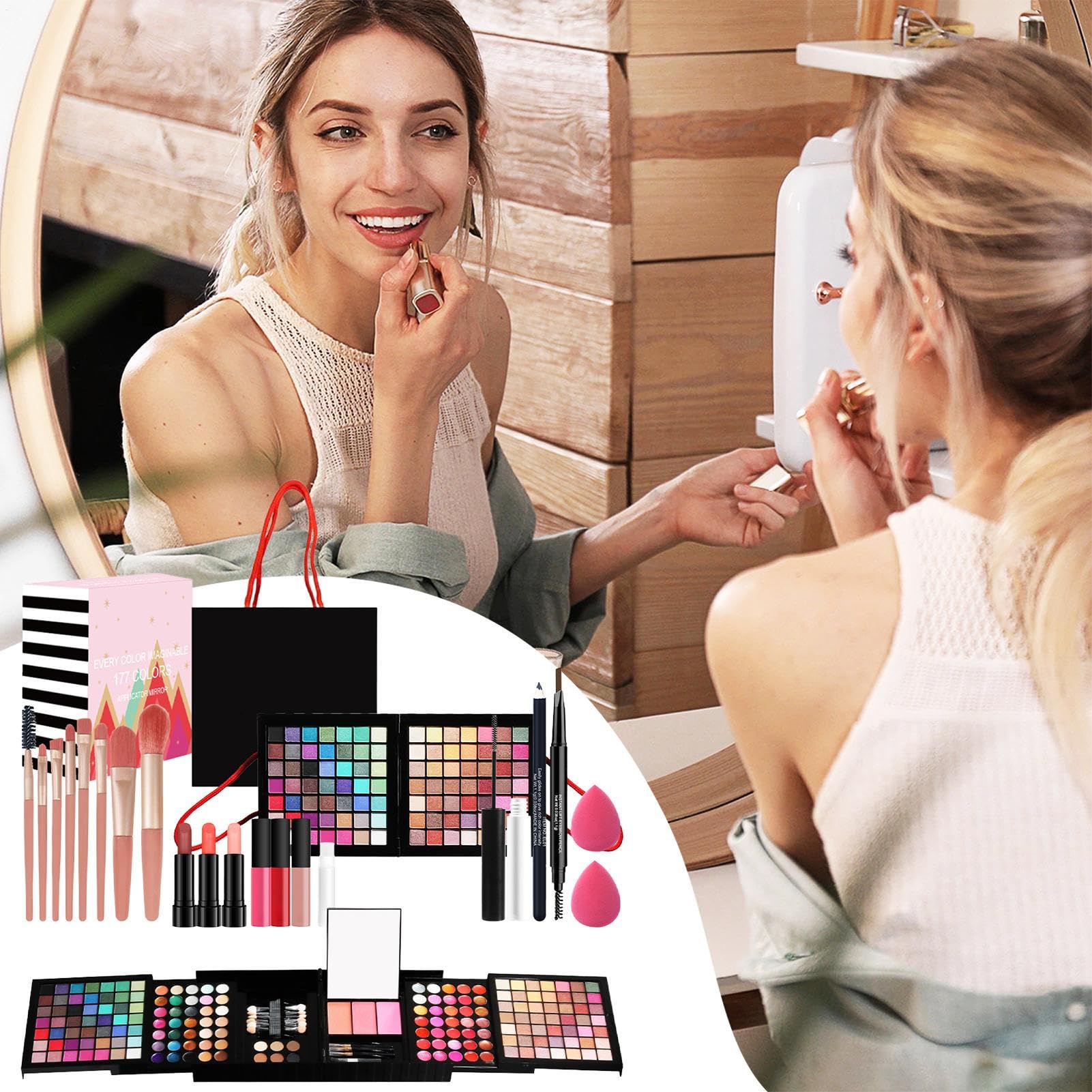 Komplettes Make-up-Set, Make-up-Sets für Frauen, komplettes Set | Make-up | Set für Anfänger - Komplettes Kosmetikset für Frauen und Anfänger, Startup-Make-up-Set
