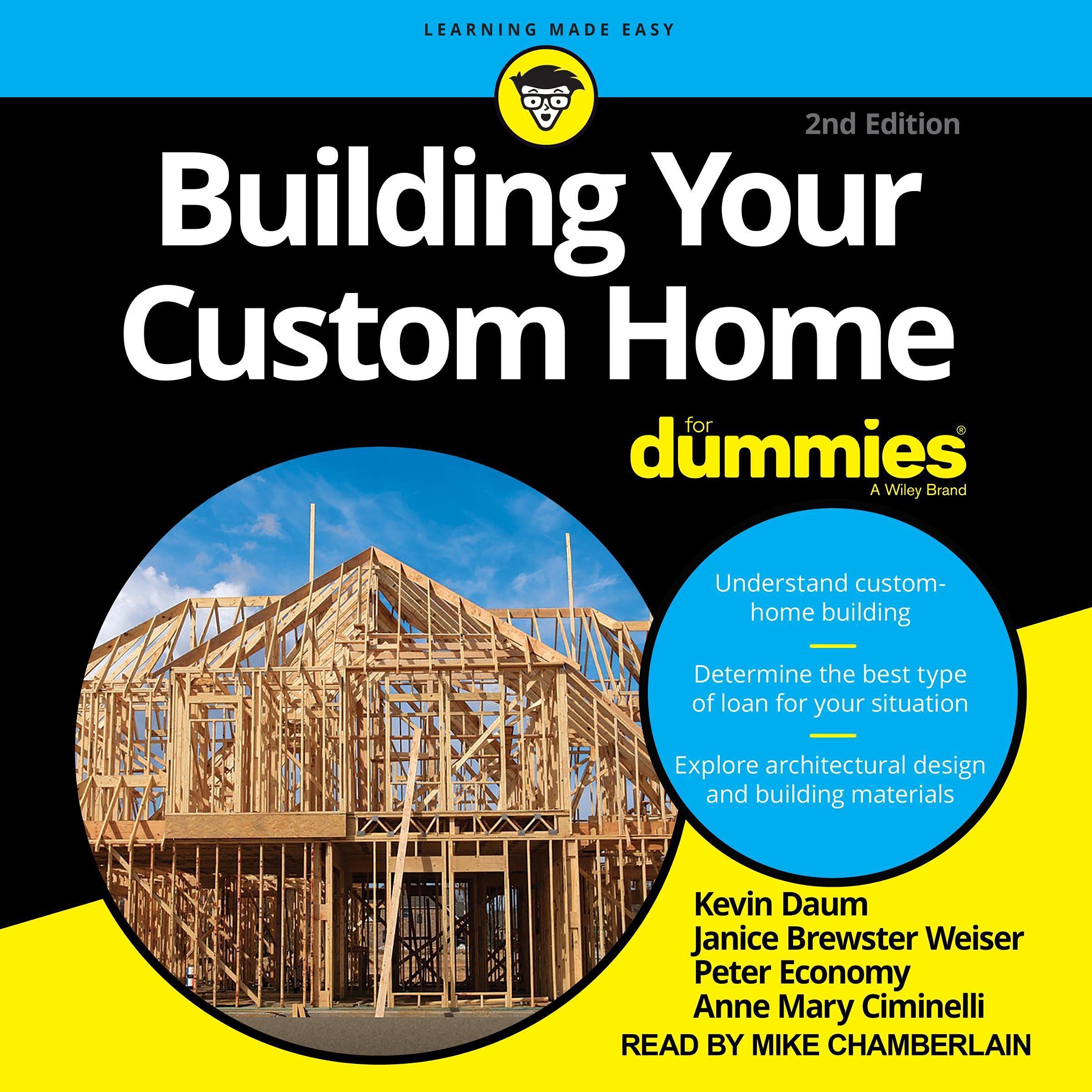 Cover art for Building Your Custom Home for Dummies