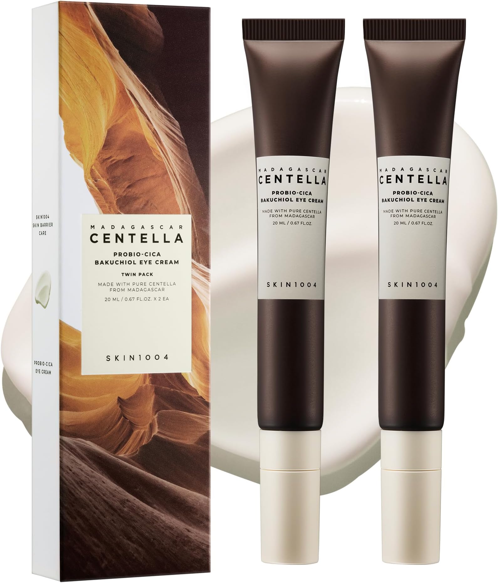 SKIN1004 Madagascar Centella Probio - Cica Bakuchiol Eye Cream 2x 20ml/0.67oz