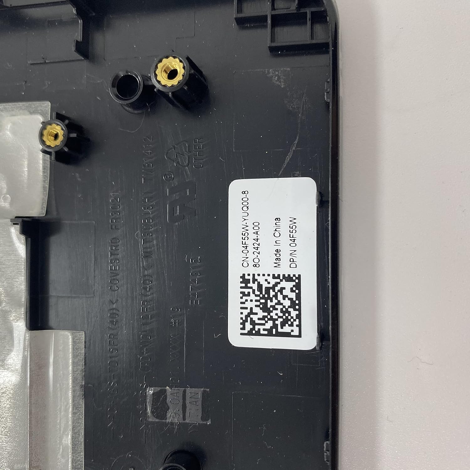 New Replacement for Dell 15 3565 3567 Laptop Upper Case Palmrest Assembly Part 4F55W 04F55W Top Cover Black