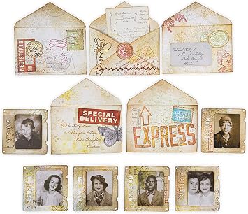 Sizzix 665930 Specimen Thinlits Die Set 54PK - Specimen by Tim Holtz 665930