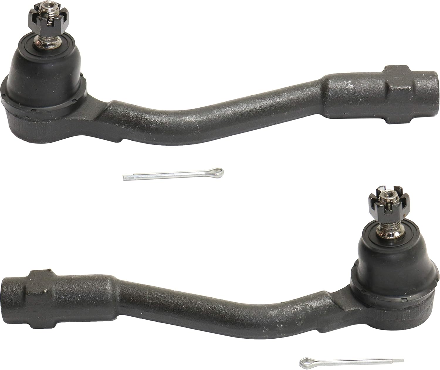 Evan Fischer Front Left & Right Outer Tie Rod End Compatible With Kia Soul 2010-2013 Replaces # 568202K000