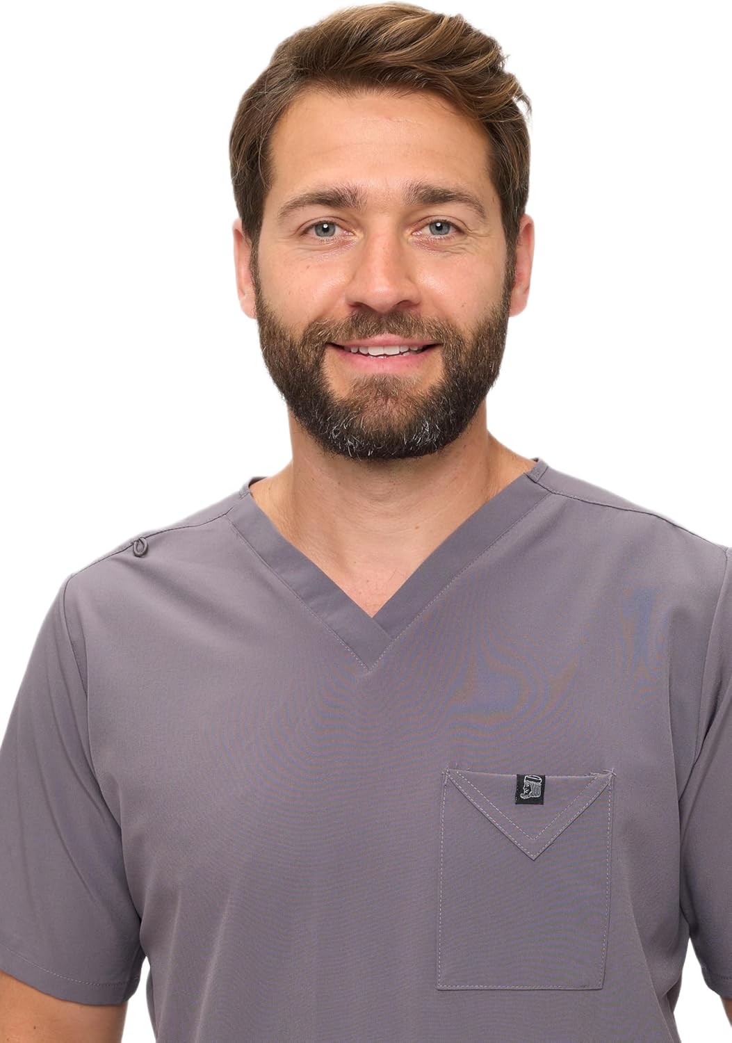 Natural Uniforms Mens Stretch Multi-Pocket Cargo Scrub Set