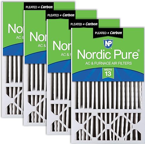 Miniatura 43 de Nordic Pure - Filtro de aire, 16x25x4/16x25x5 (4-3/8 Actual Depth)
