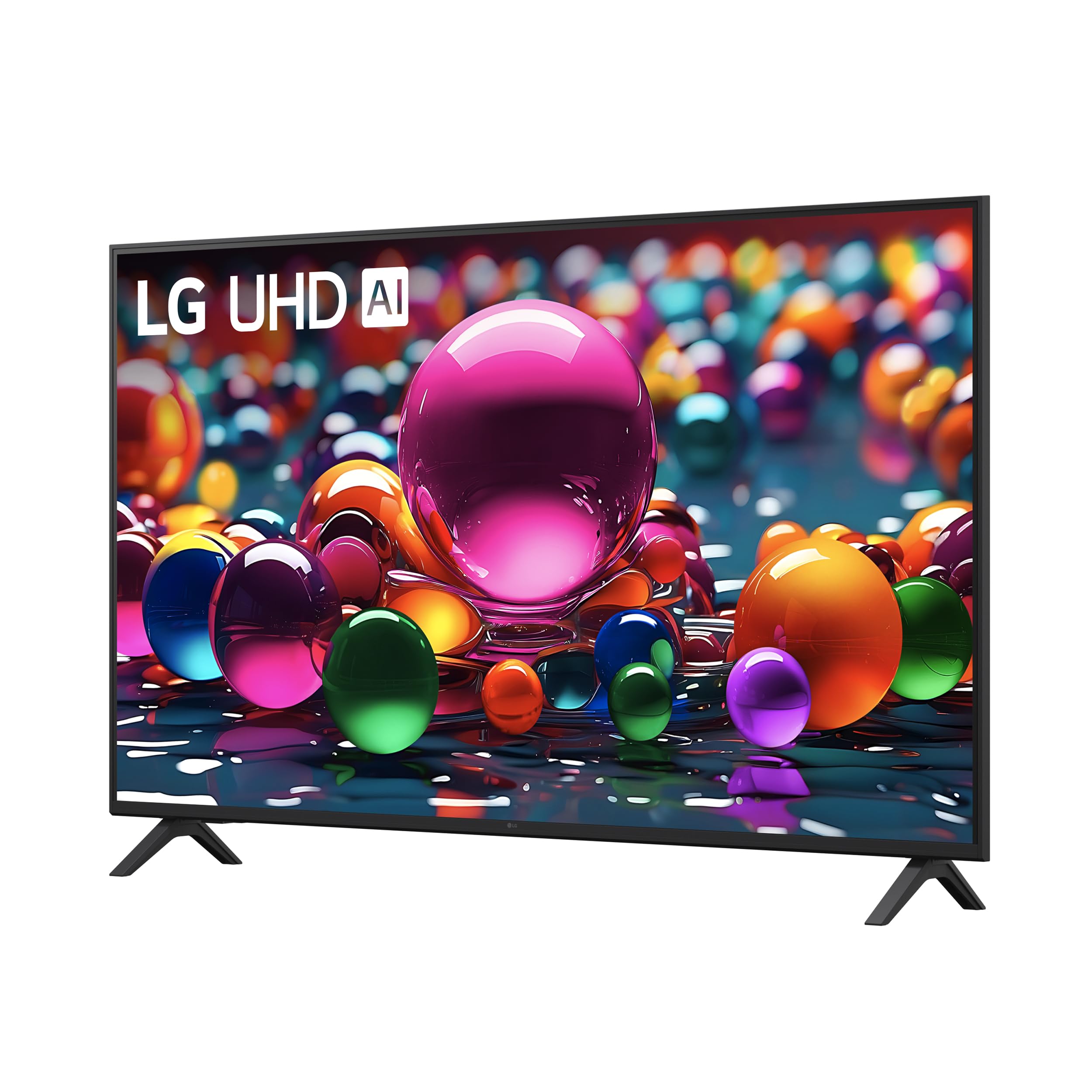 LG UHD AI 55 Pollici, Serie UA75 2025 Smart TV 4K Ultra HD - 55UA75006LA | Processore ?7 Gen8, WebOS con AI, Filmmaker Mode, HDR10, Gaming con VRR 4K@60Hz, Game Optimizer, Wi-Fi