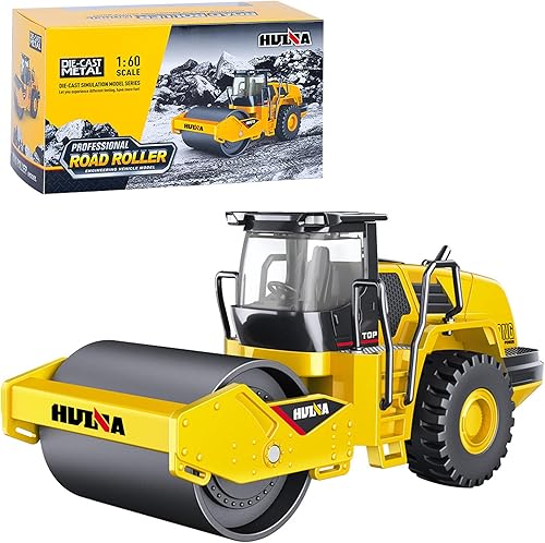Juguete de rodillo grande de metal a escala 160, juguete modelo de vehículos de construcción de metal, juguetes de coche de caja de arena al aire