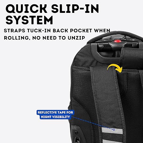 Miniatura 6 de J World New York Juego de mochila con ruedas para niños con lonchera, Negro, talla única , Duo Kids - Mochila con ruedas y lonchera