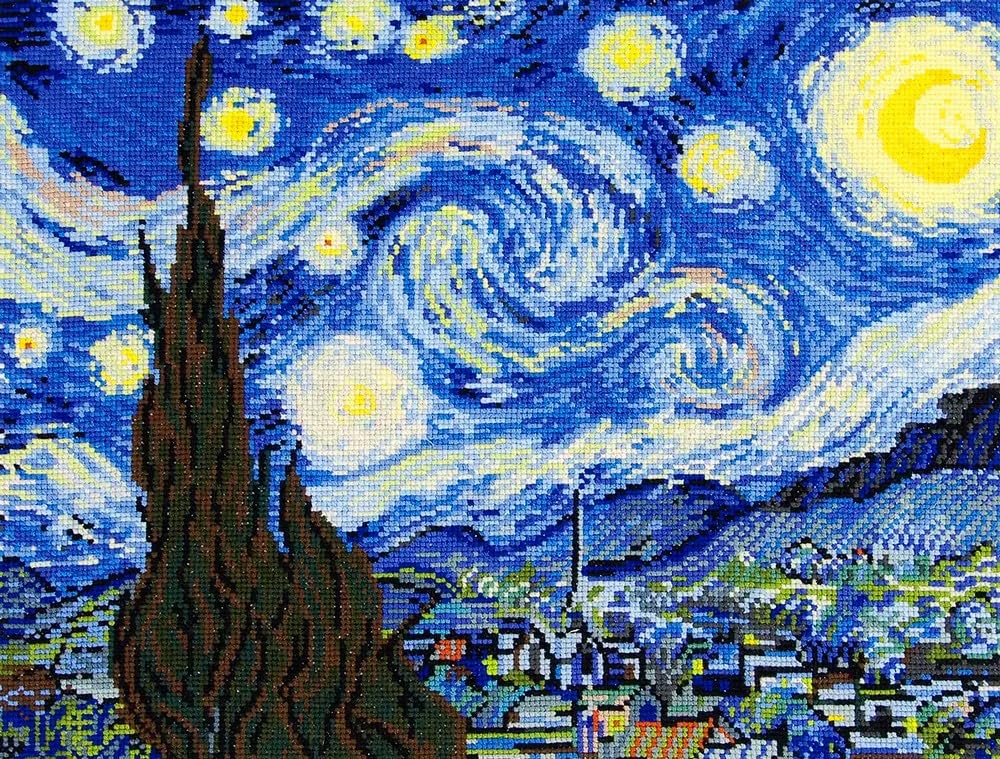 DMC Cross stitch kit - The Starry Night - Masters coll. - 1pc