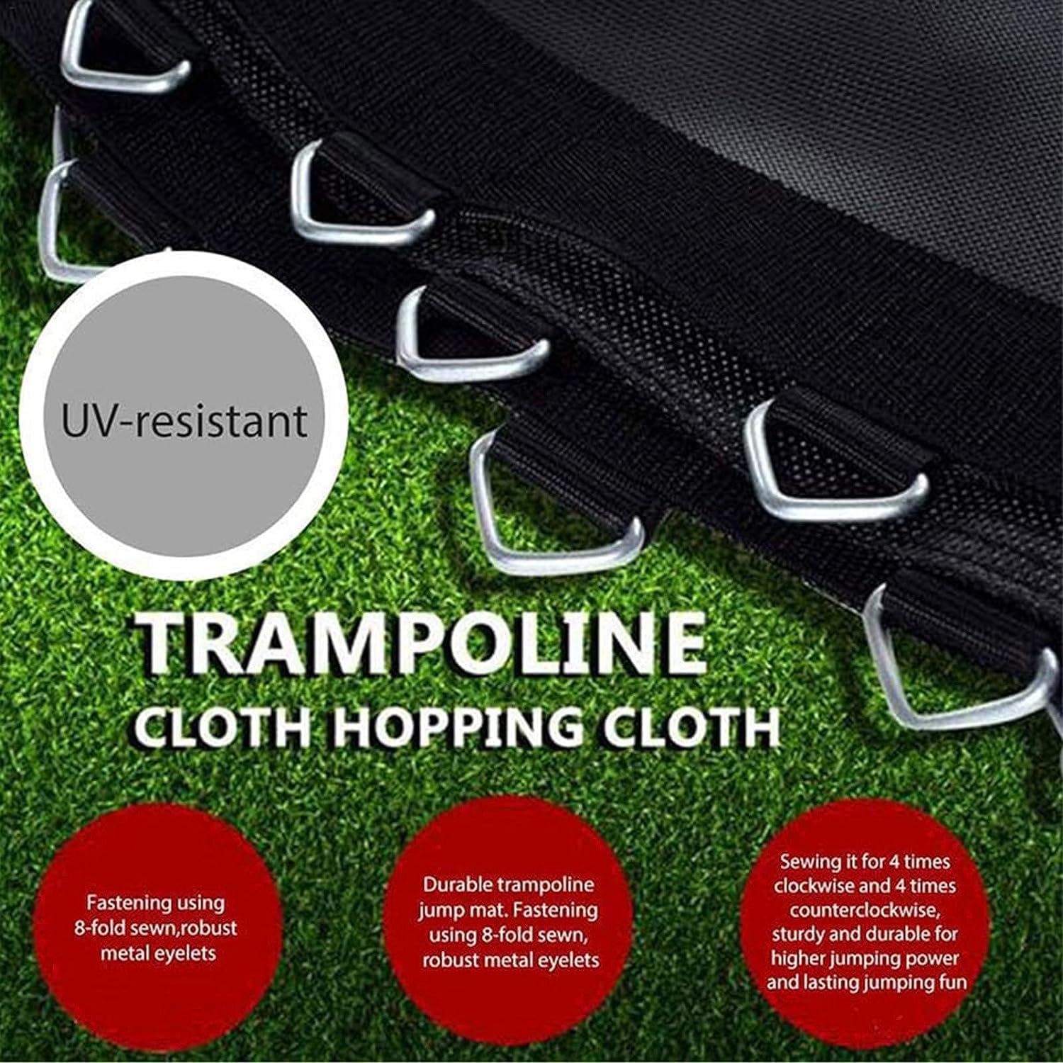 LXUKYG Round Trampoline Replacement Mattress ，PP Material Outdoor Mesh Trampoline Jumping Mat for Round Trampoline Accessories