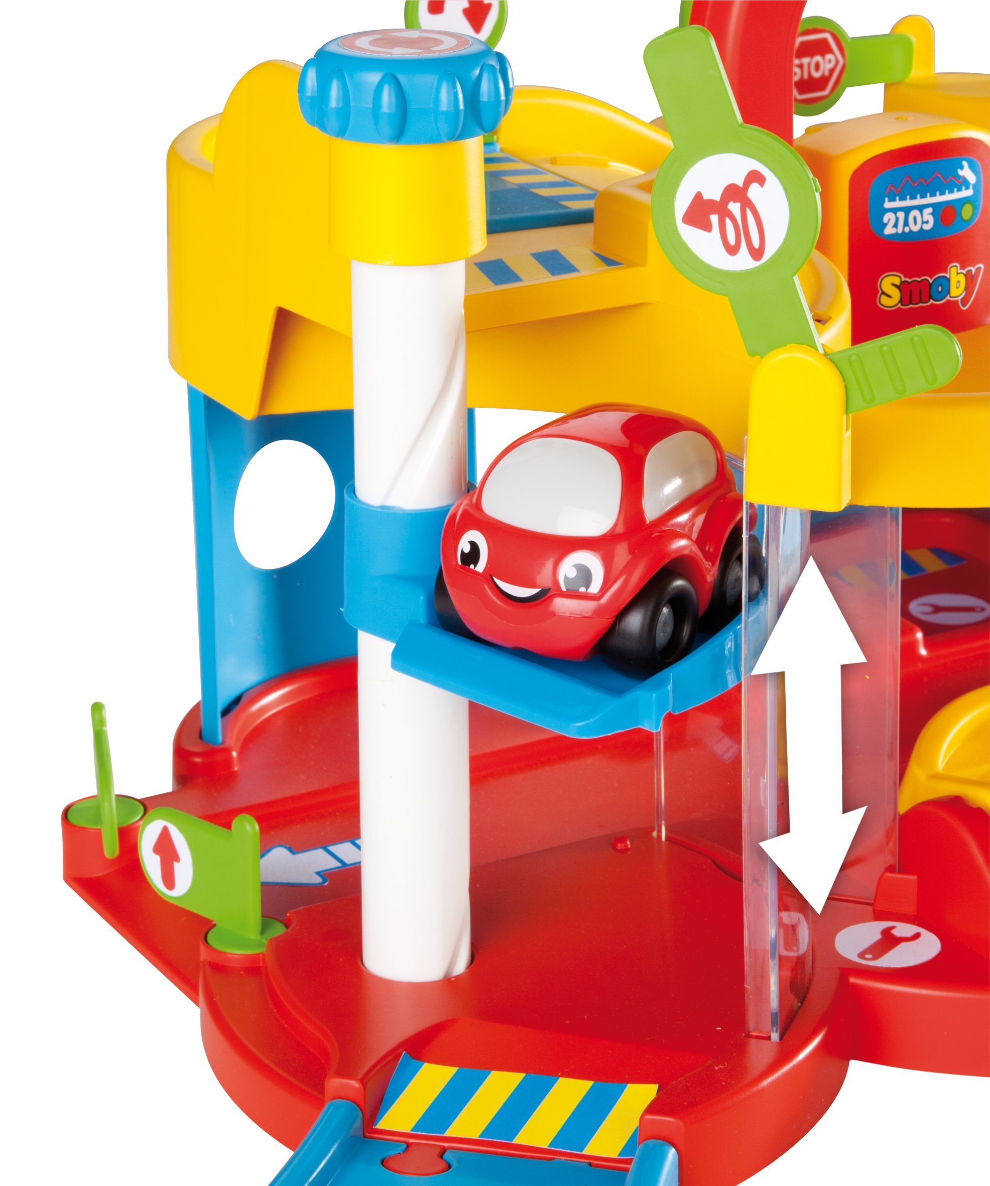 Smoby 211265 – Vroom Planet – mój pierwszy warsztat z DVD, zabawka dla małych dzieci