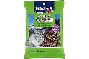 Vitakraft Chinchilla Cocktail: The Fruit-Tastic Nibble That Keeps Chins Chipper