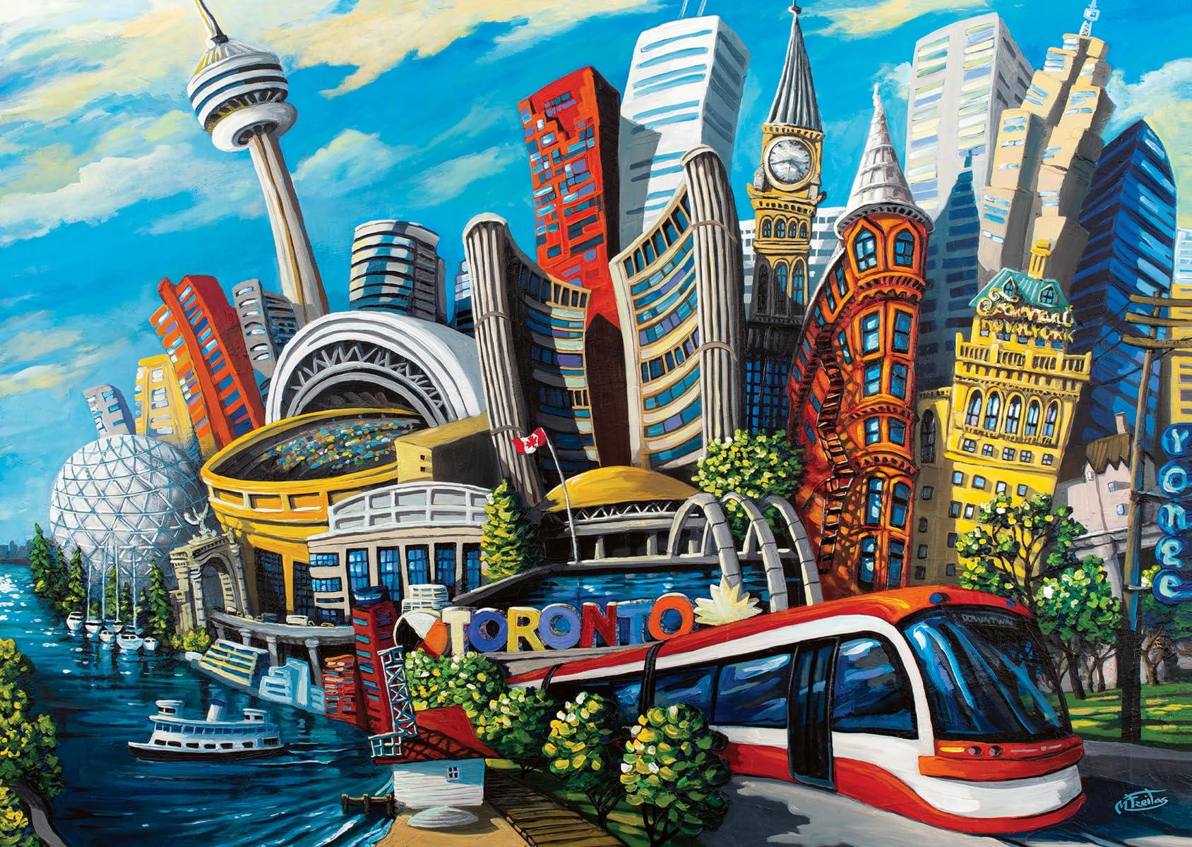 Ravensburger Toronto - Puzzle da 1000 pezzi, per adulti