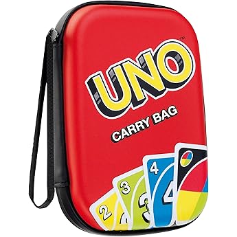 Theo Klein 5901 UNO carry bag, practical playing card bag for on the go, protects cards from moisture and dust, dimensions: 1