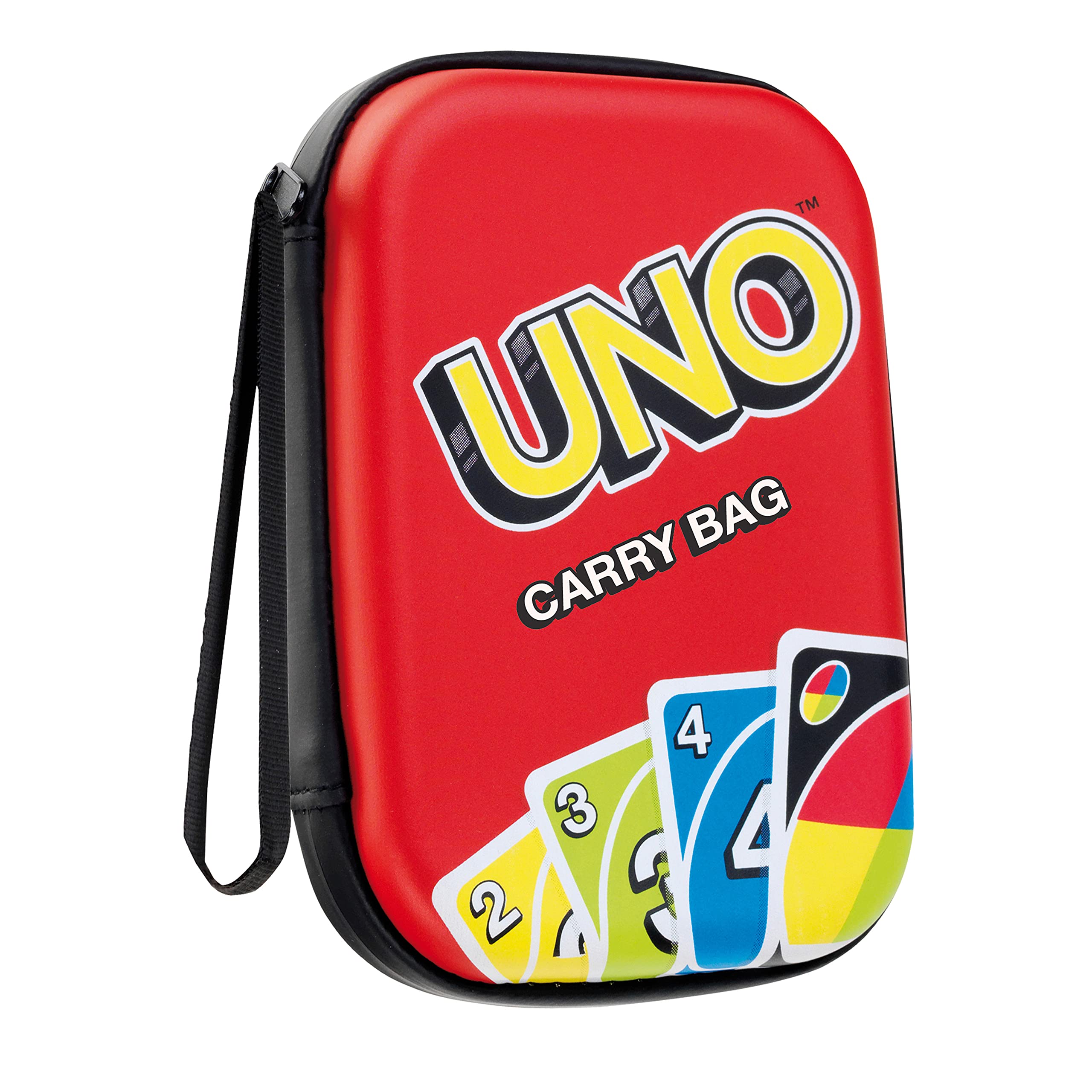 Theo Klein5901 UNO carrying bag I Practical playing card bag for on the go I Protects cards from moisture and dust I Dimensions: 11 cm x 3.5 cm x 15.5 cm I Toy for children from 3 years